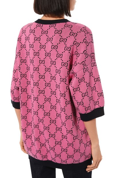 Пуловер из шерсти и хлопка GUCCI, арт. 662038 XKBXI, фото 4