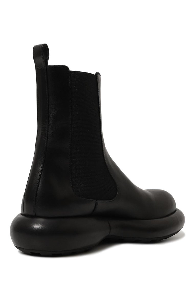 Женские кожаные челси JIL SANDER черного цвета, арт. J15WU0043PR425 001 | Фото 5 (Подошва: Платформа; Каблук высота: Низкий; Материал внешний: Натуральная кожа; Материал внутренний: Натуральная кожа; Женское Кросс-КТ: Челси-ботинки; Материал утеплителя: Без утеплителя)