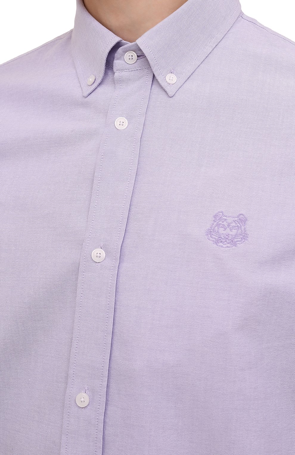 Хлопковая рубашка KENZO, арт. FC55CH4001LD, фото 5