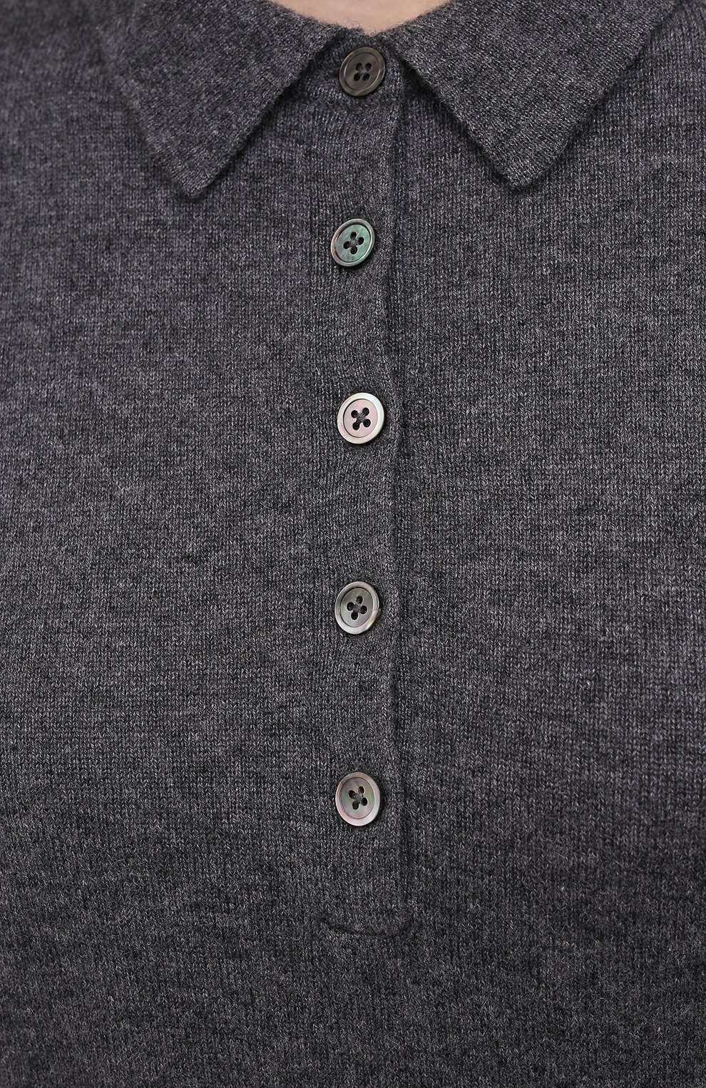 Кашемировое поло ADDICTED темно-серого цвета по цене 27000 руб., арт. MK921, фото 5 Кашемировое поло ADDICTED, арт. MK921, фото 5