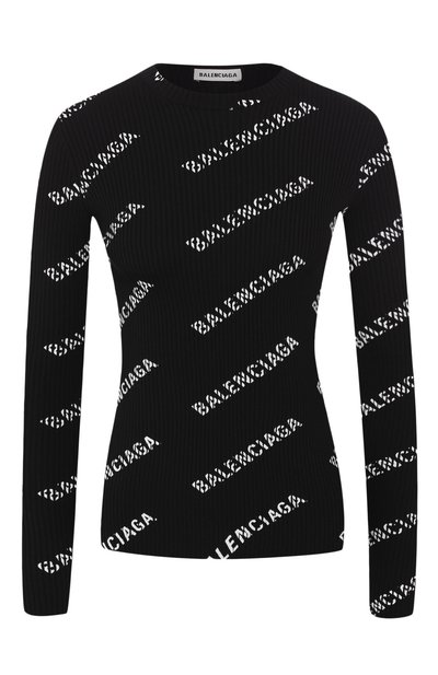 Женский пуловер с логотипом бренда BALENCIAGA, арт. 570844/T6140