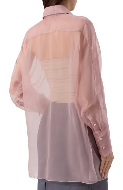 Шелковая блузка LA NEIGE, арт. #CAS-3-LS-ORG-009, фото 4