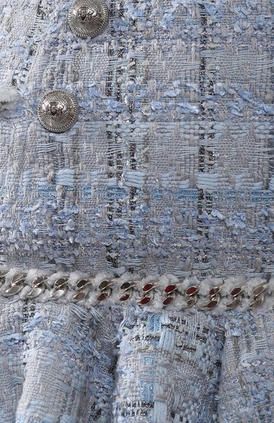 Твидовая юбка BALMAIN, арт. SF24118/C182, фото 5