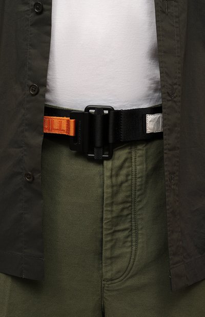 Текстильный ремень HERON PRESTON черного цвета по цене 23500 руб., арт. HMRB005C99FAB001, фото 2 Текстильный ремень HERON PRESTON, арт. HMRB005C99FAB001, фото 2