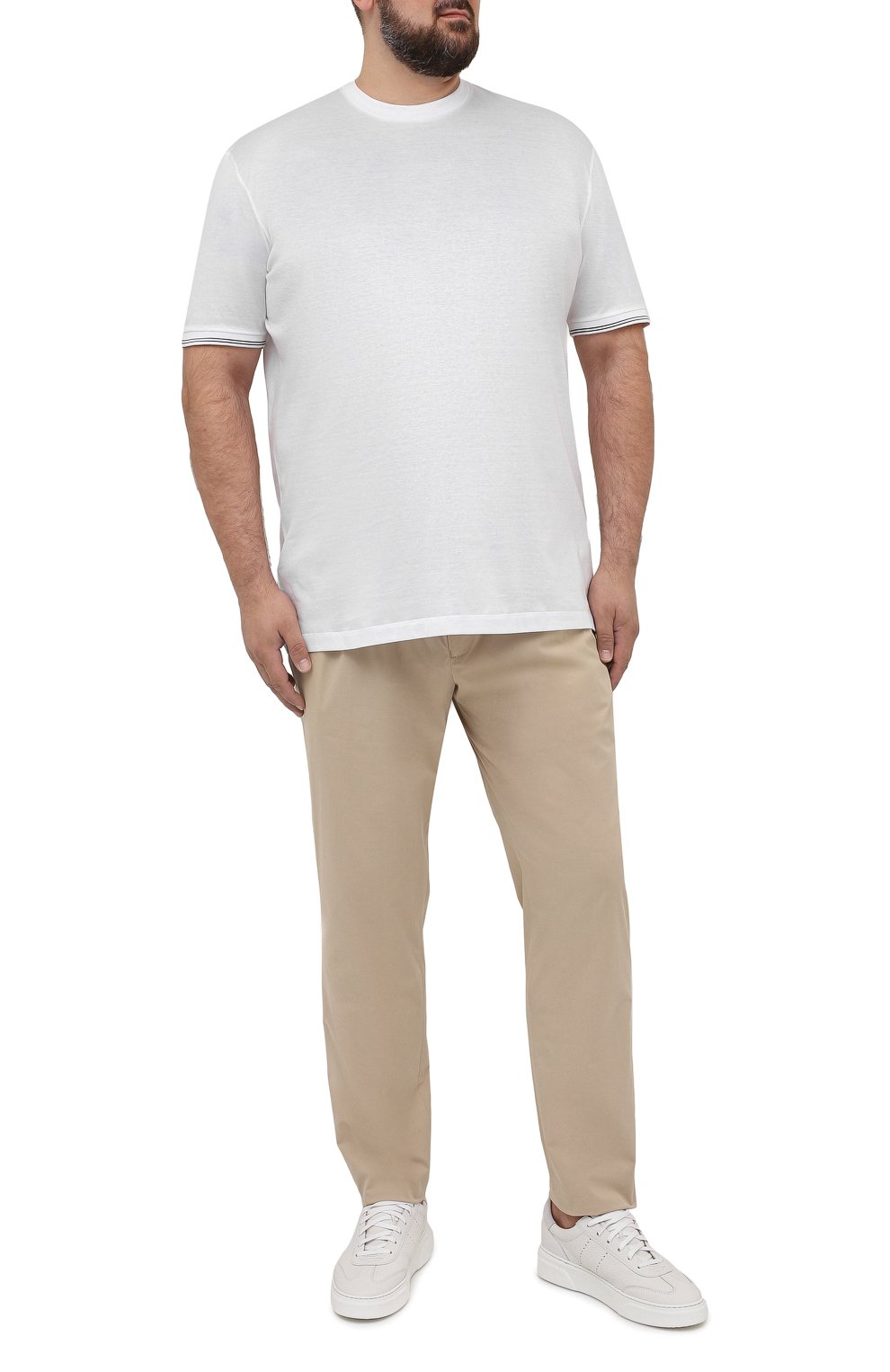 Хлопковые брюки EDUARD DRESSLER, арт. 150138/51W09, фото 2