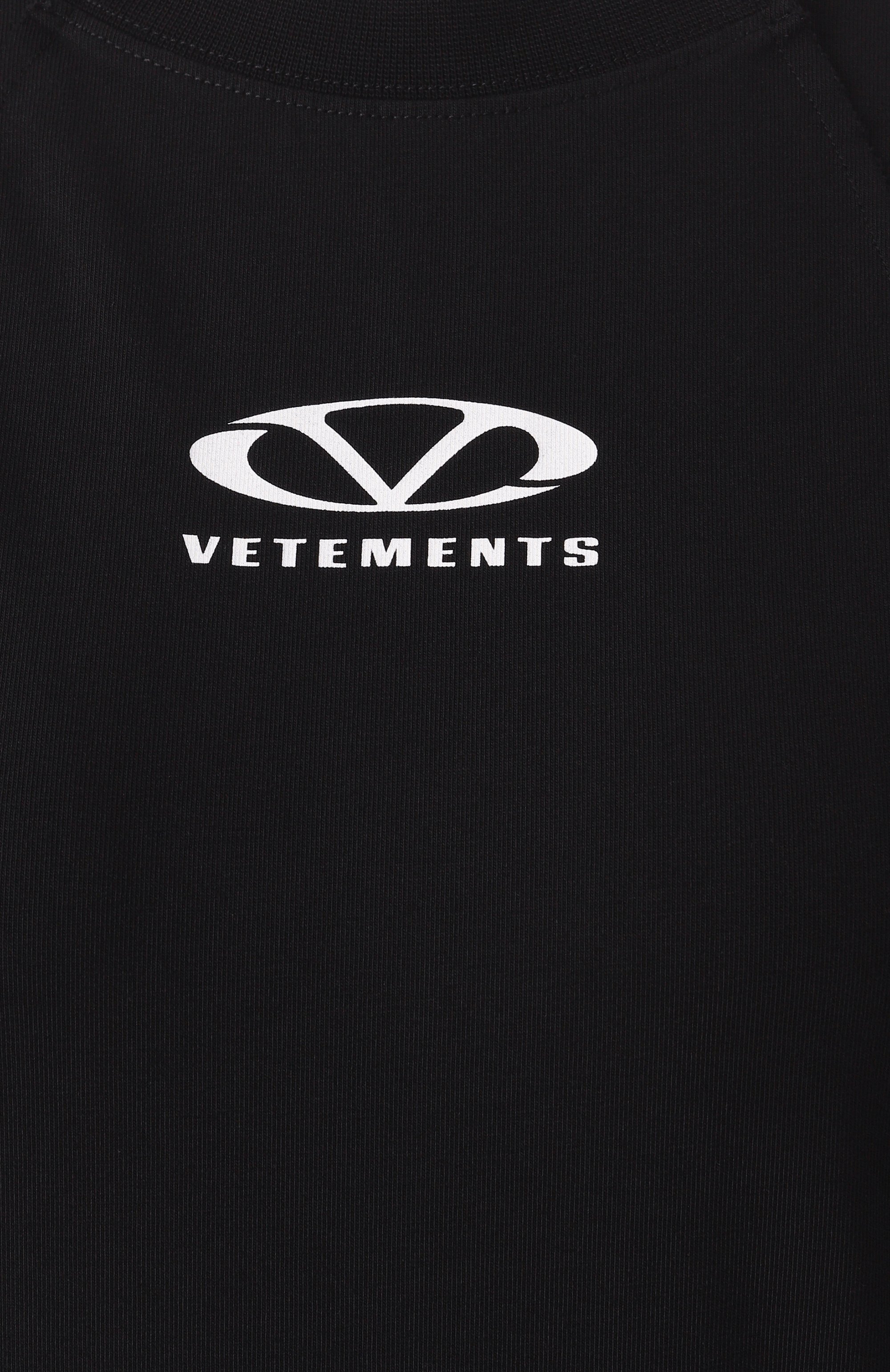 Хлопковое платье VETEMENTS, арт. WA66DR610BW, фото 6