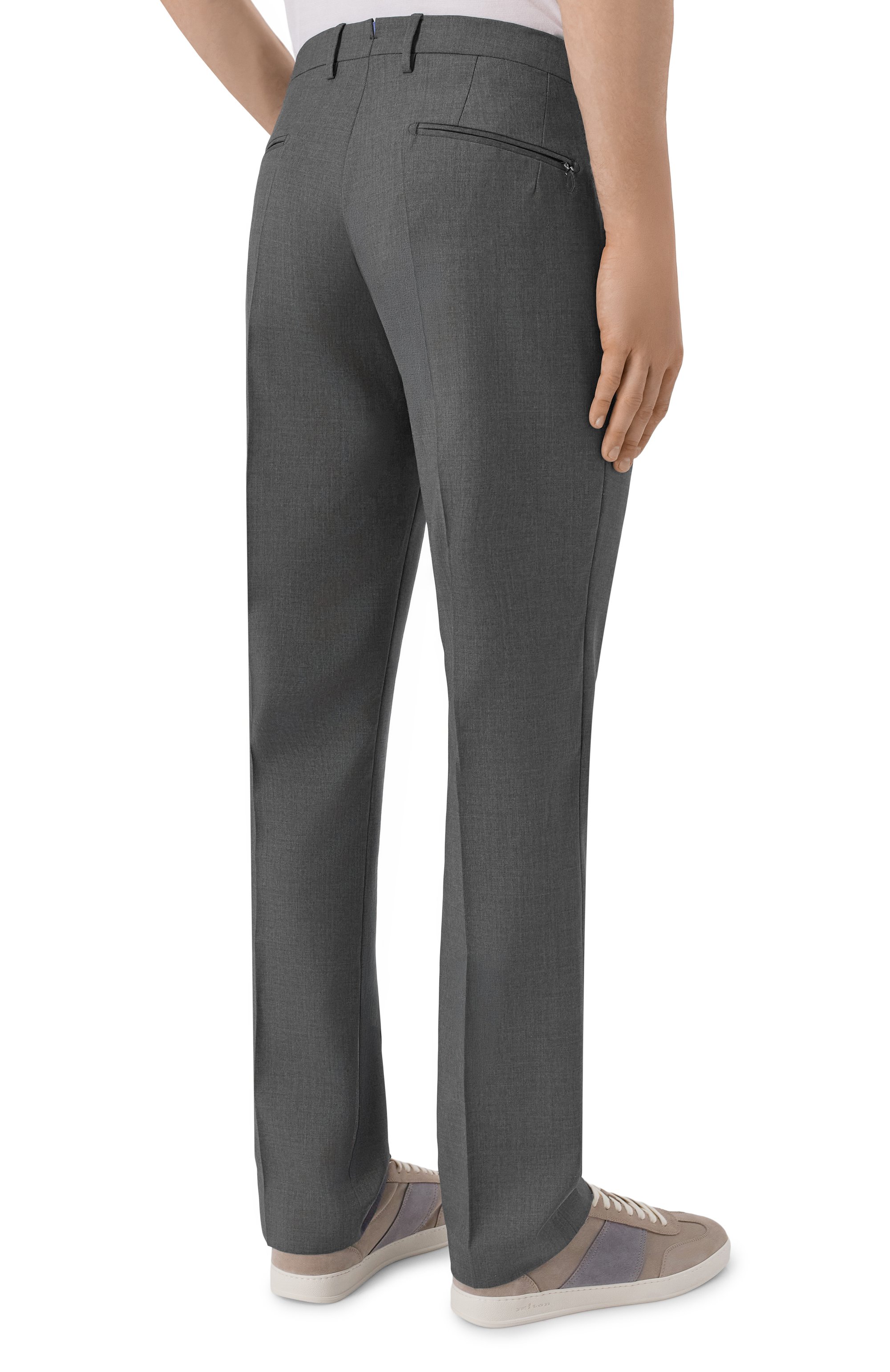 Шерстяные брюки ANDREA CAMPAGNA, арт. ZIP/1/LP1658, фото 4