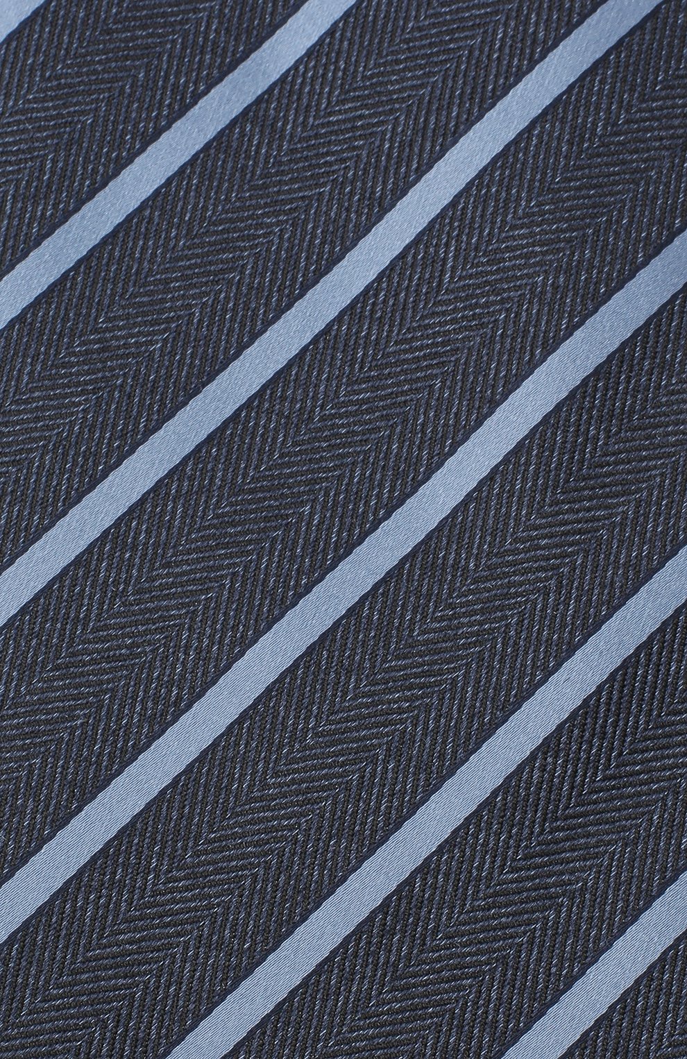 Шелковый галстук ZEGNA синего цвета по цене 23700 руб., арт. Z8D34/1XW, фото 3 Шелковый галстук ZEGNA, арт. Z8D34/1XW, фото 3