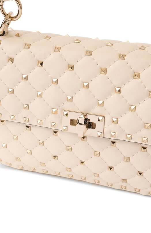 Сумка Rockstud Spike medium Valentino 7W2B0122/NAP Кремовый  7W2B0122/NAP Фото 3