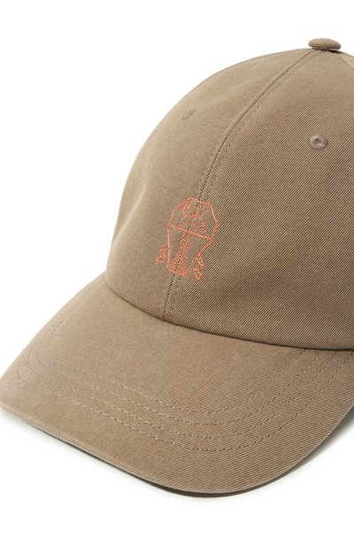 Хлопковая бейсболка BRUNELLO CUCINELLI, арт. M252W9938P, фото 4