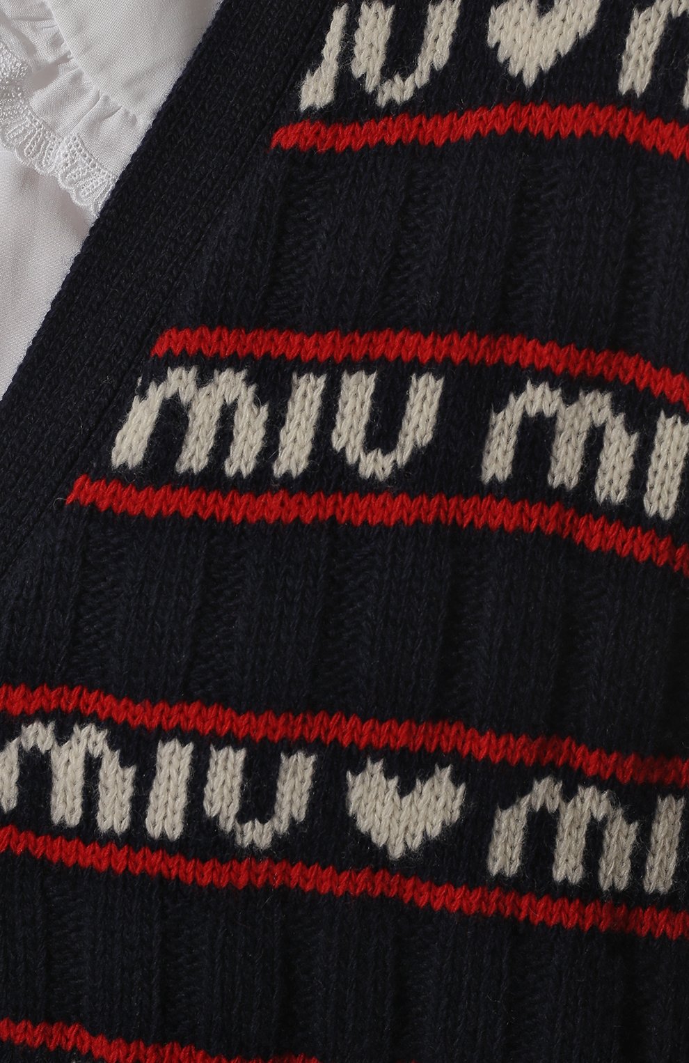 Шерстяной кардиган MIU MIU, арт. MMF376-1RR1-F0008, фото 5