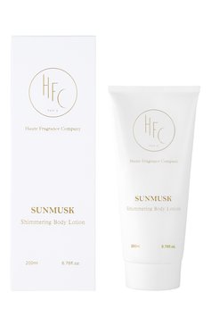 Парфюмированный лосьон для тела с эффектом сияния sunmusk (200ml) HFC бесцветного цвета, арт. 3760354920610 | Фото 2 (Региональные ограничения белый список (Axapta Mercury): Не проставлено; Тип продукта: Лосьоны; Назначение: Для тела; Нос: Не проставлено; Косметика кросс-кт: Уход У)