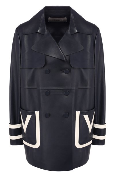Женское кожаное пальто VALENTINO, арт. RB3NB03Z1YM