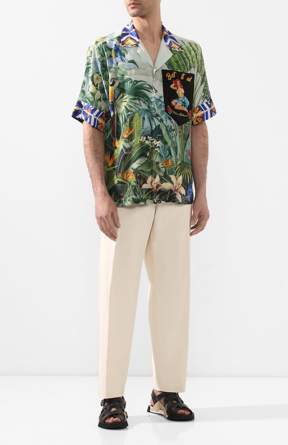 Кожаные сандалии ns1 DOLCE & GABBANA, арт. CS1795/AX656, фото 2