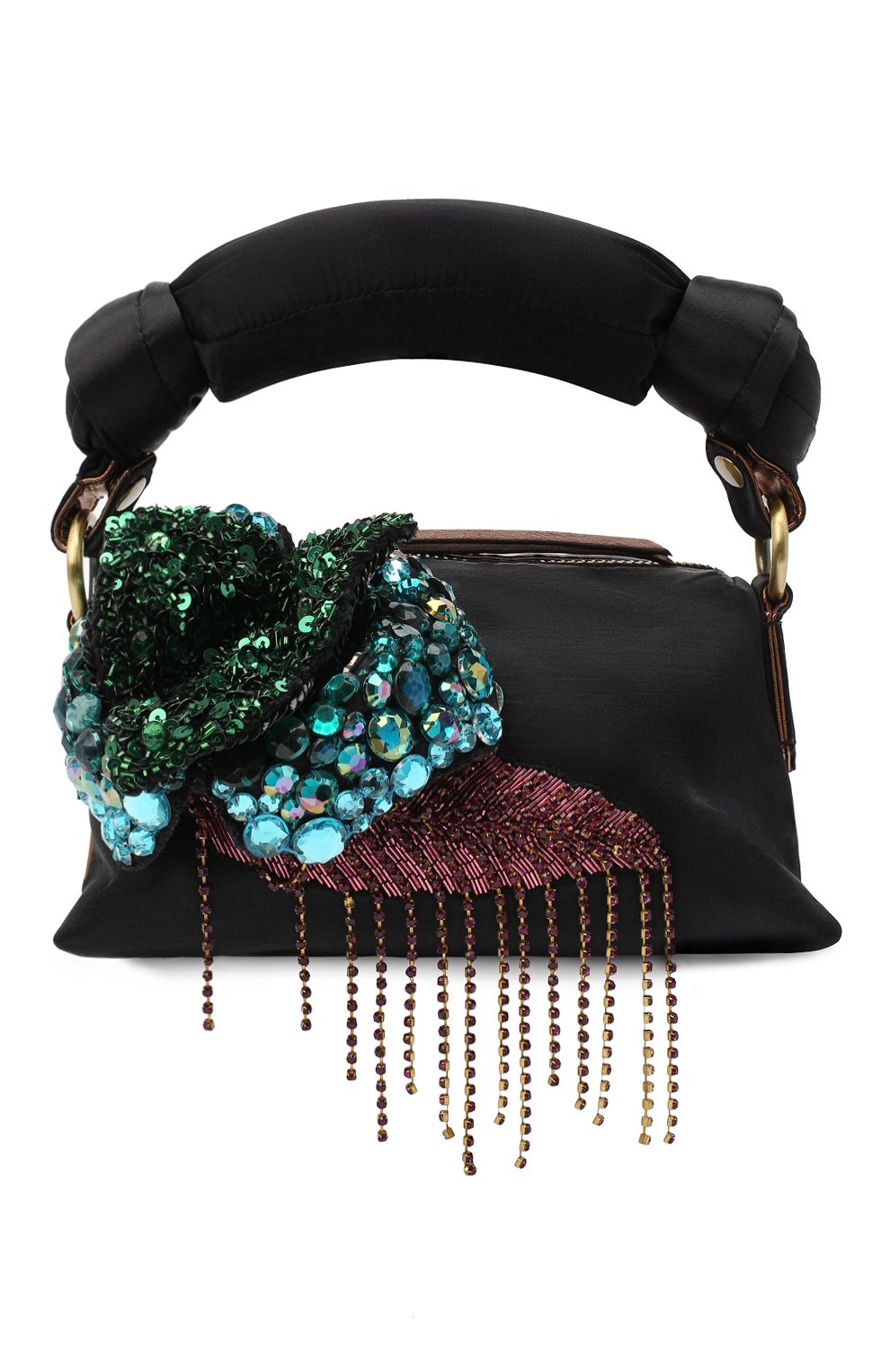 Сумка DRIES VAN NOTEN черного цвета по цене 125500 руб., арт. 202-11517-803, фото 1 Сумка DRIES VAN NOTEN, арт. 202-11517-803, фото 1