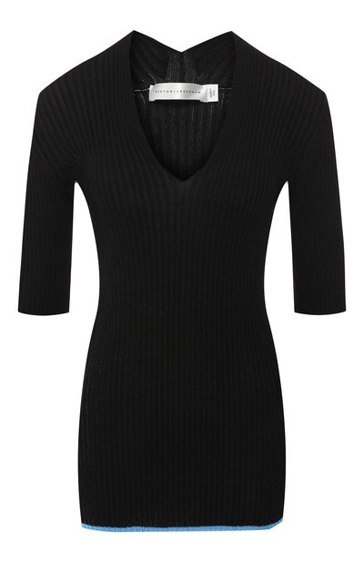 Женский топ из вискозы VICTORIA BECKHAM, арт. TP KNT 1733 PSS19 DRAPE GAUZE