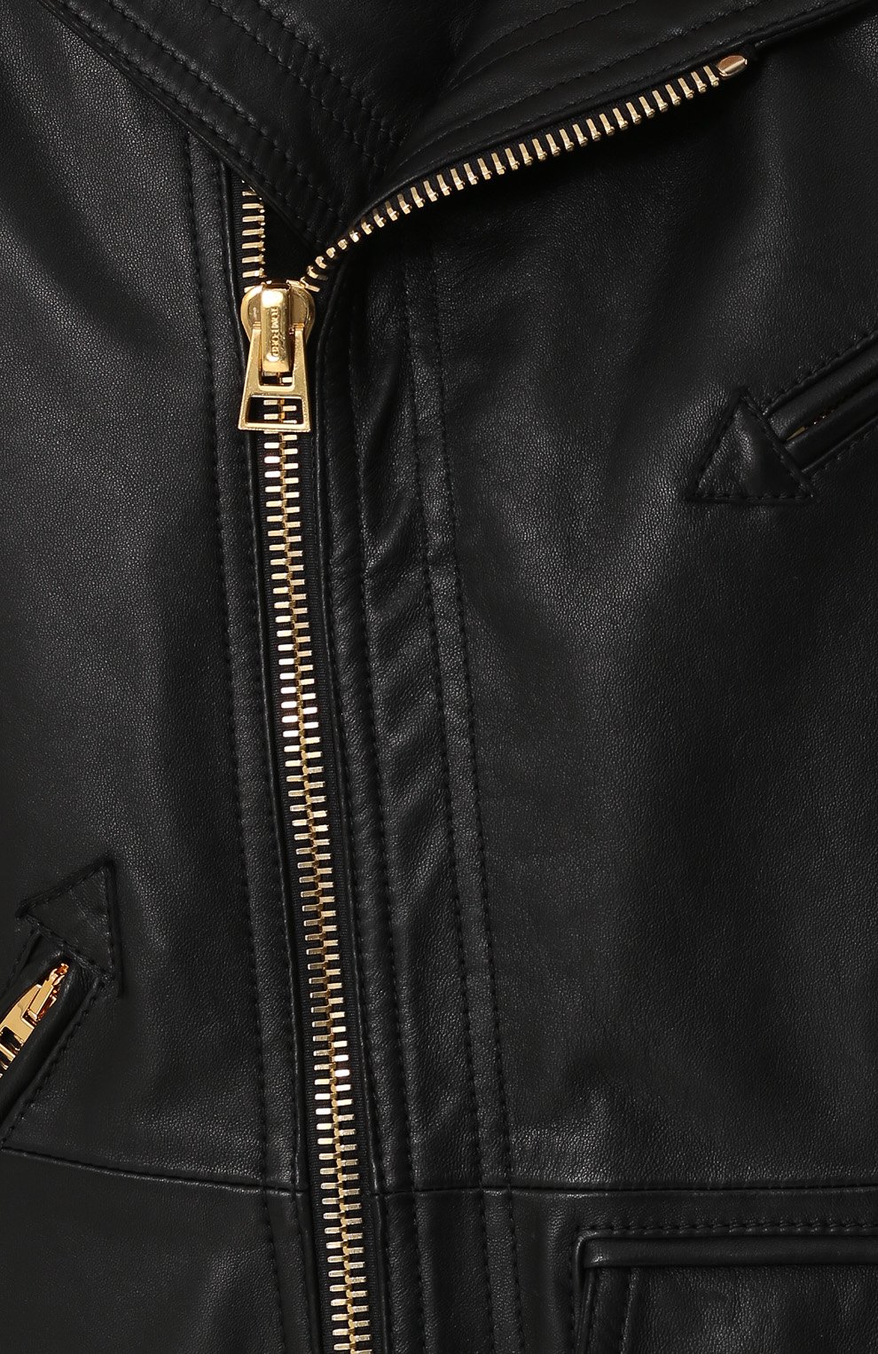 Кожаная куртка свободного кроя с косой молнией TOM FORD, арт. GIL346/LEX145, фото 6
