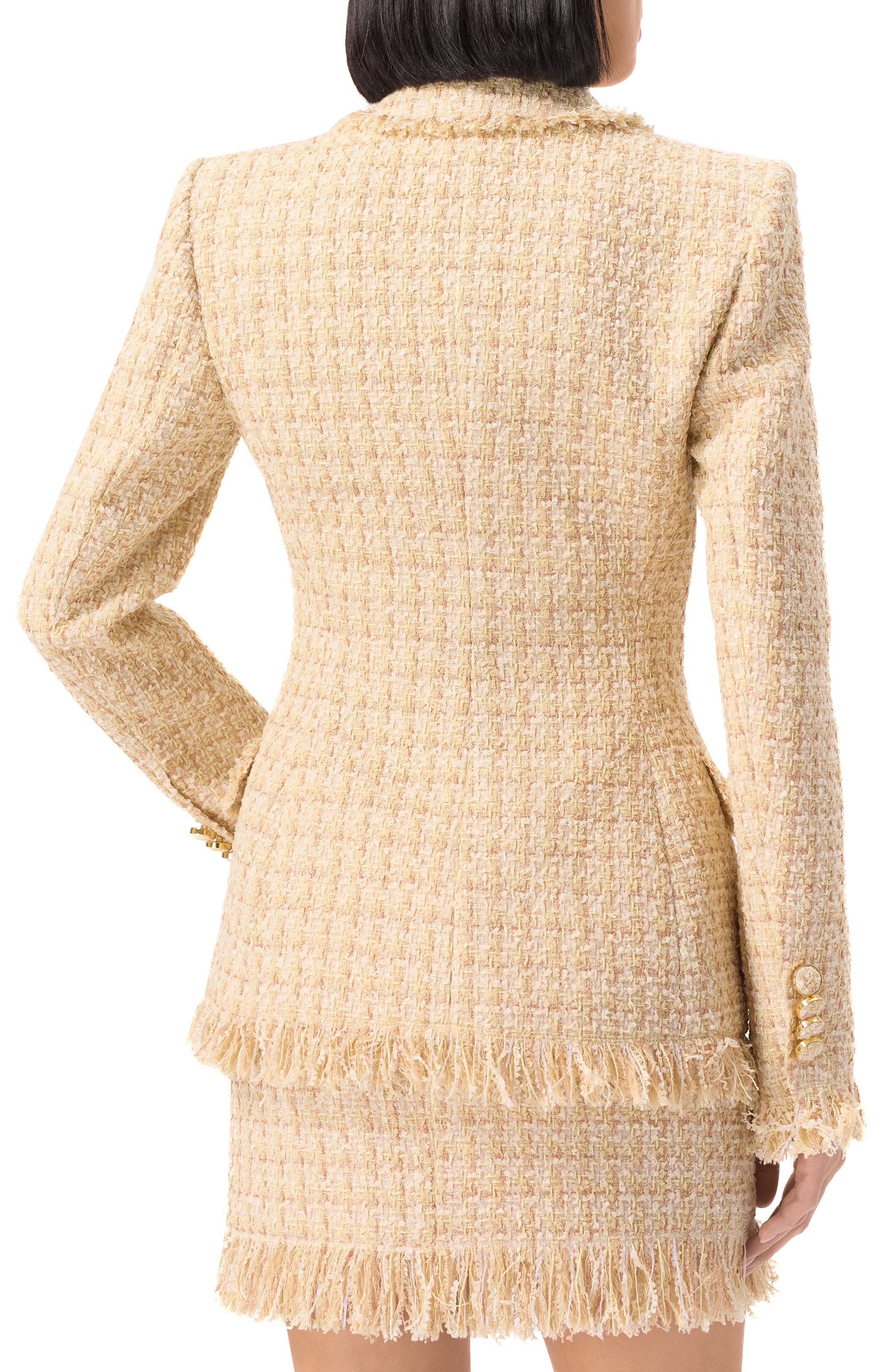 Твидовый жакет GIUSEPPE DI MORABITO, арт. 04SSJA119 04429, фото 4