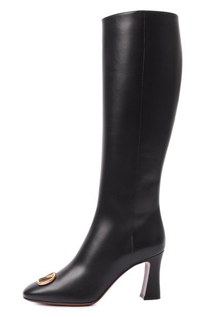 Кожаные сапоги vlogo signature VALENTINO, арт. 7W2S0ML1/DSH, фото 4