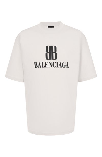 Мужская хлопковая футболка BALENCIAGA, арт. 764235/TSVU4