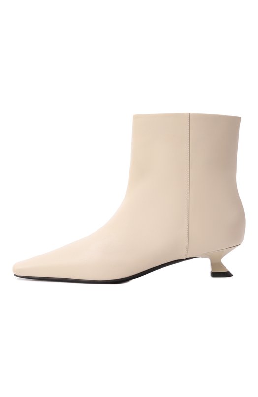Кожаные ботильоны Peony 3JUIN 326W7002.F.1245194 Кремовый  326W7002.F.1245194 Фото 4