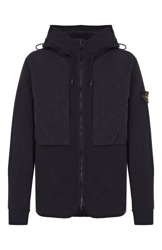 Хлопковая толстовка Stone Island 7515647/41 Чёрный 7515647/41