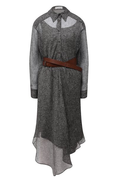 Женское шелковое платье BRUNELLO CUCINELLI, арт. MPB33A4833