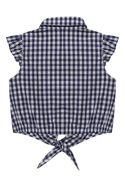 Хлопковая блузка SONIA RYKIEL ENFANT, арт. 21S1SH02, фото 2