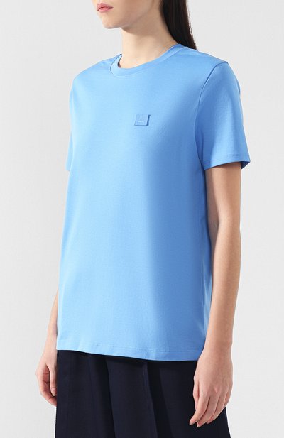Хлопковая футболка ACNE STUDIOS, арт. AL0038, фото 3