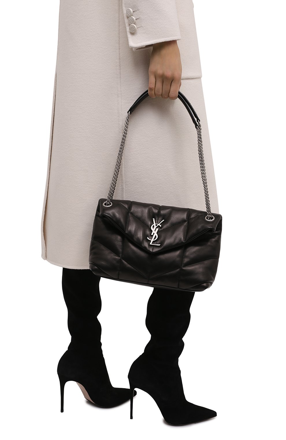 Сумка puffer loulou small SAINT LAURENT, арт. 577476/1EL00, фото 2