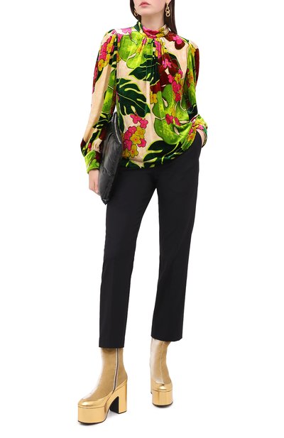 Блузка из вискозы и шелка DRIES VAN NOTEN, арт. 202-30790-1009, фото 2