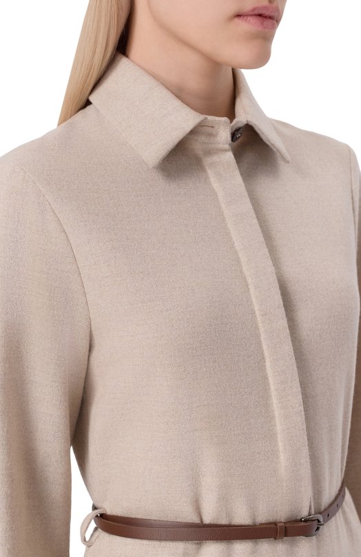 Шерстяное платье Antonelli Firenze P6484/899C Кремовый  P6484/899C Фото 4