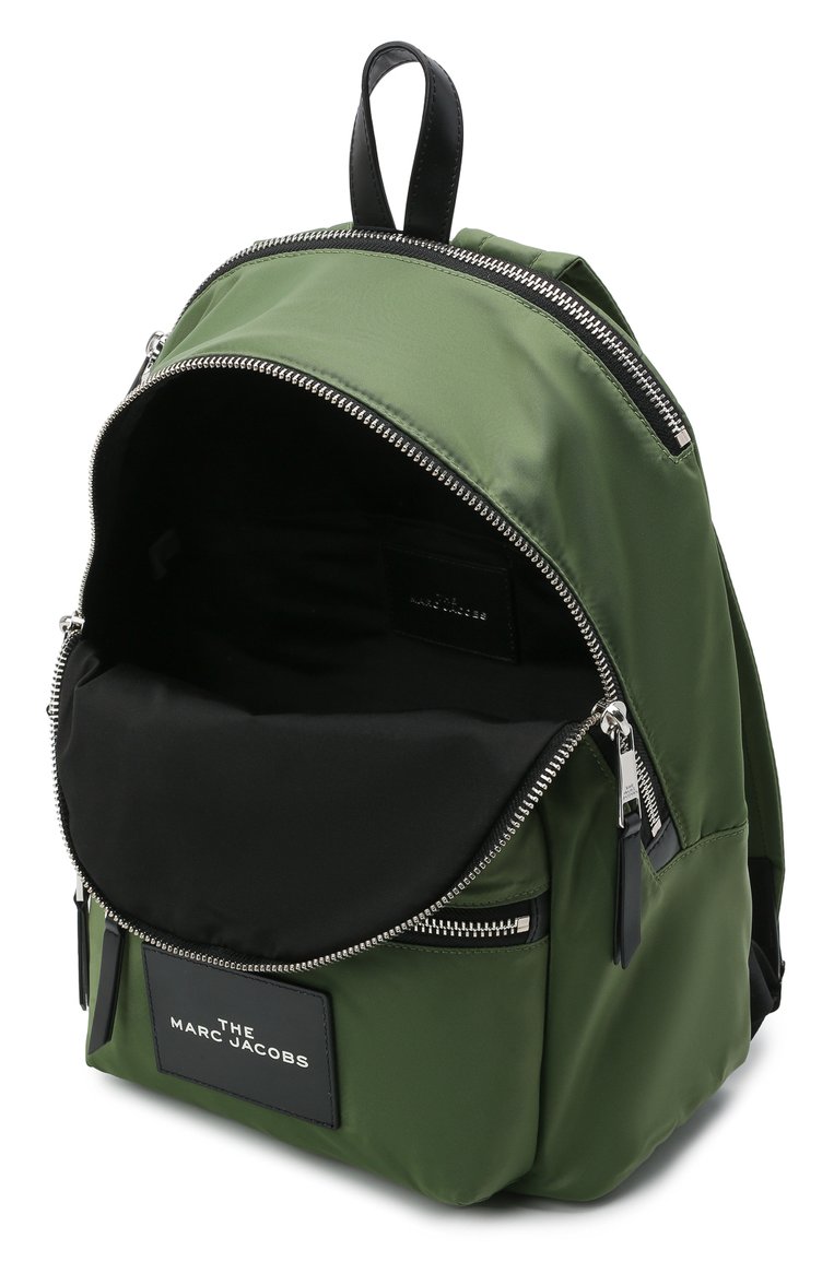Женский рюкзак MARC JACOBS (THE) темно-зеленого цвета, арт. H303M02PF21 | Фото 4 (Размер: large; Материал: Текстиль; Стили: Кэжуэл)