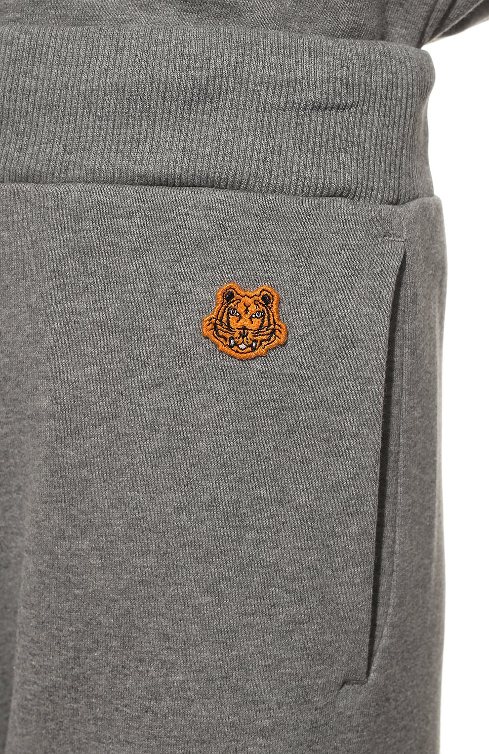 Хлопковые джоггеры KENZO серого цвета по цене 29050 руб., арт. FB52PA7224ML, фото 5 Хлопковые джоггеры KENZO, арт. FB52PA7224ML, фото 5