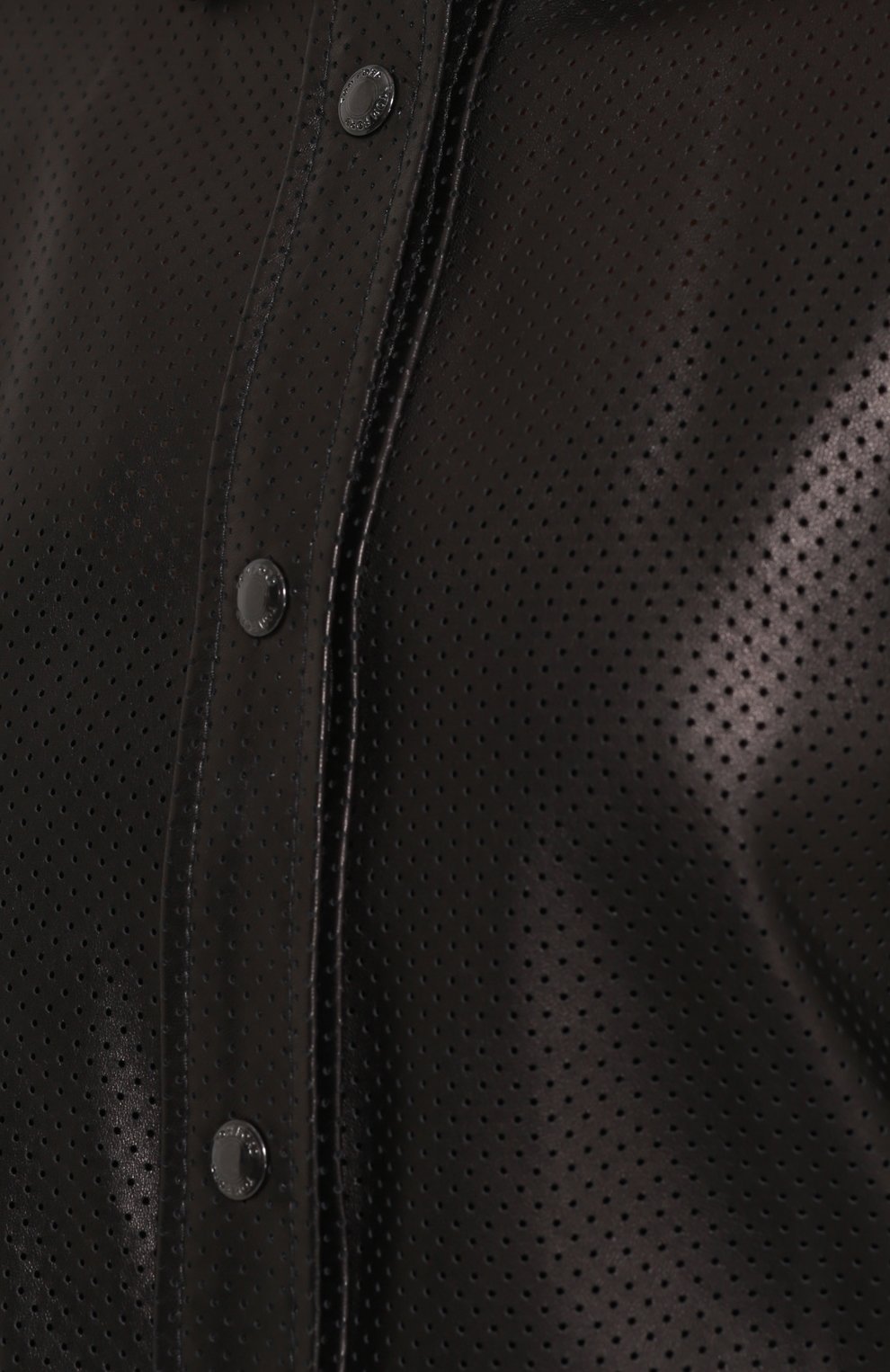 Кожаная блуза прямого кроя с перфорацией TOM FORD, арт. CAL525/LEX130, фото 5