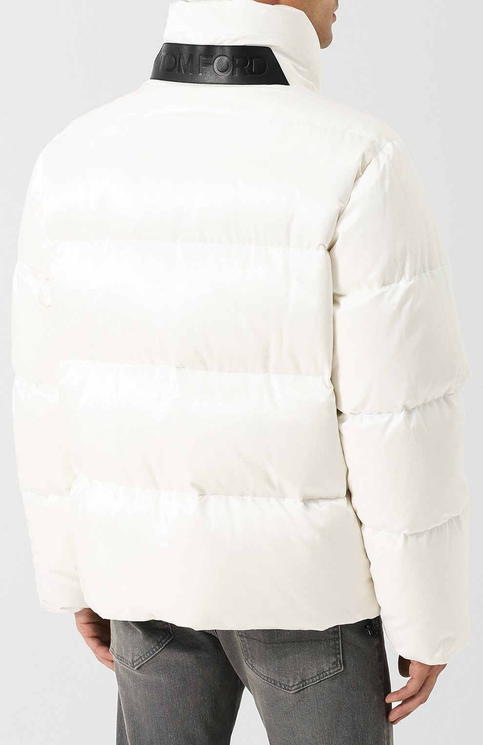 Пуховик на молнии с воротником-стойкой TOM FORD, арт. BR086/TF0584, фото 4