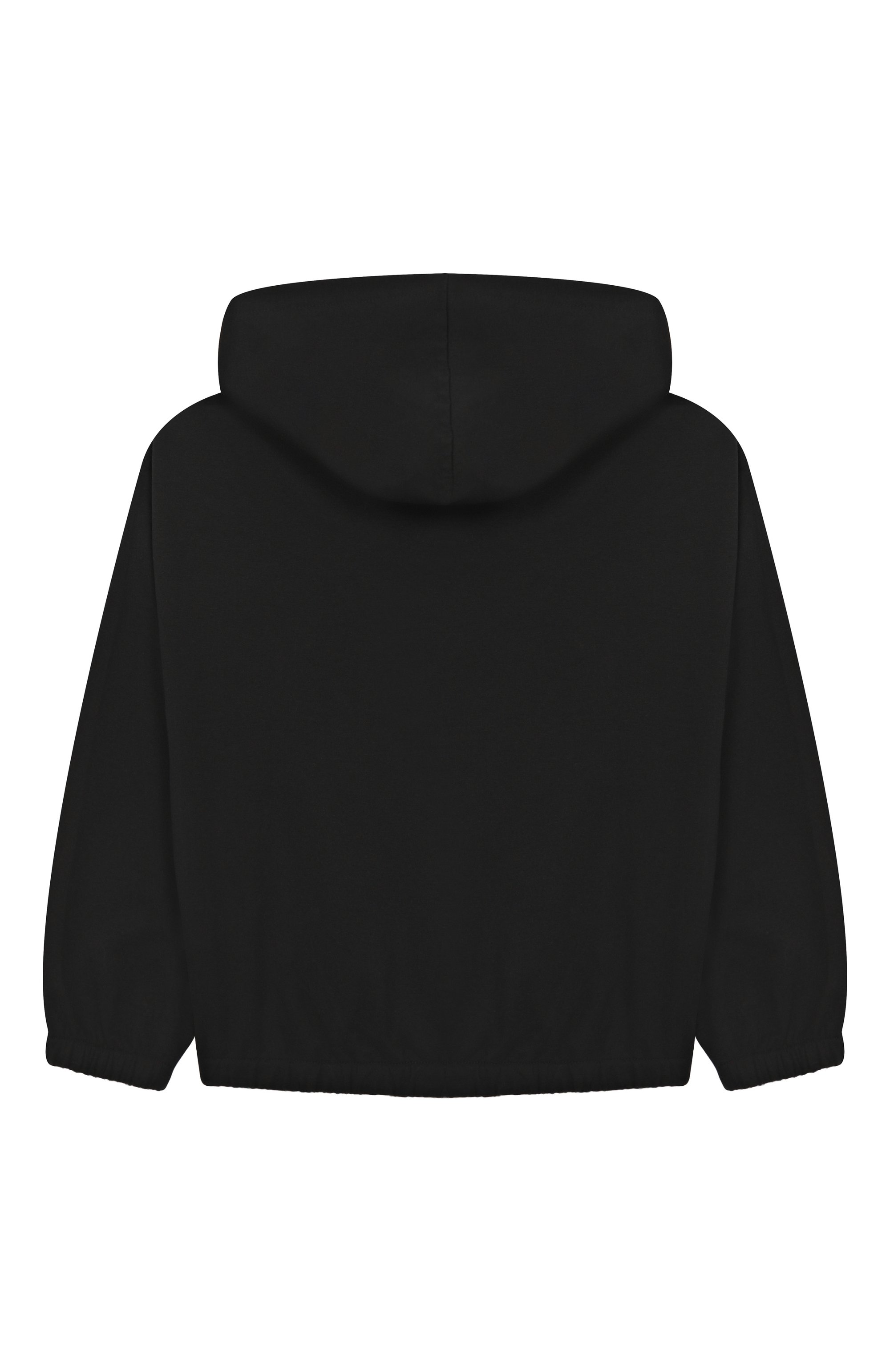 Хлопковое худи MOSCHINO черного цвета по цене 18600 руб., арт. HDF06J/LDA16/10-14, фото 2 Хлопковое худи MOSCHINO, арт. HDF06J/LDA16/10-14, фото 2