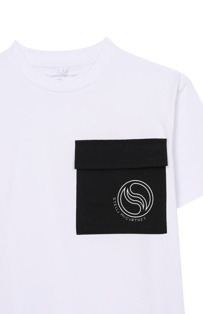 Хлопковая футболка STELLA MCCARTNEY, арт. TY8R81, фото 3