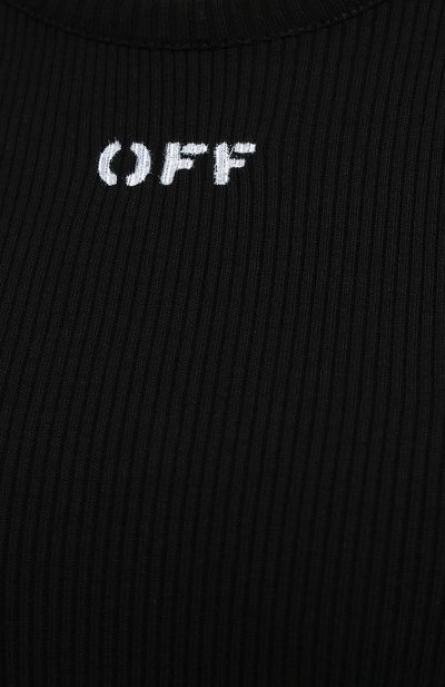 Хлопковая футболка OFF-WHITE, арт. 0WAD138F20JER0011001, фото 5