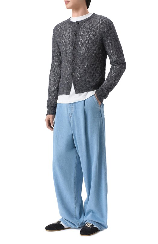 Кардиган Dries Van Noten 261-021234/3723 Синий  261-021234/3723 Фото 2