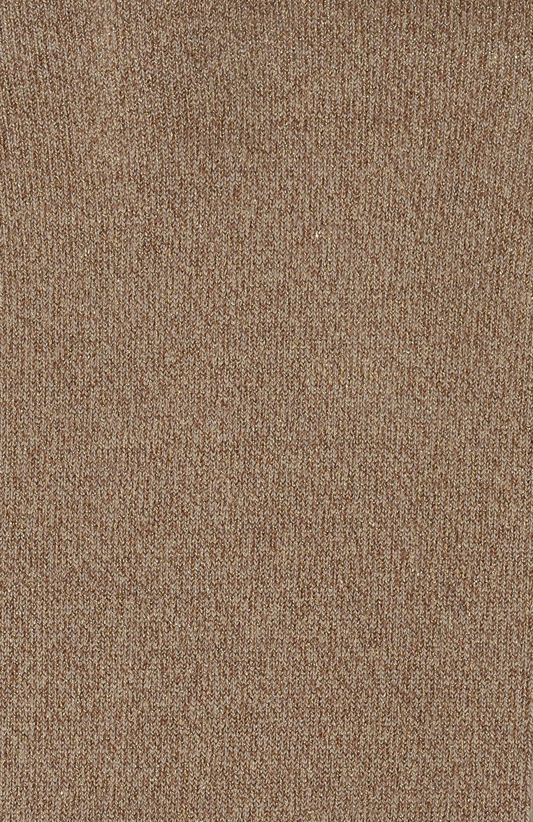 Женские носки из кашемира и шелка BRUNELLO CUCINELLI бежевого цвета, арт. M41945019 | Фото 2 (Нос: Не проставлено; Материал внешний: Кашемир, Шерсть)