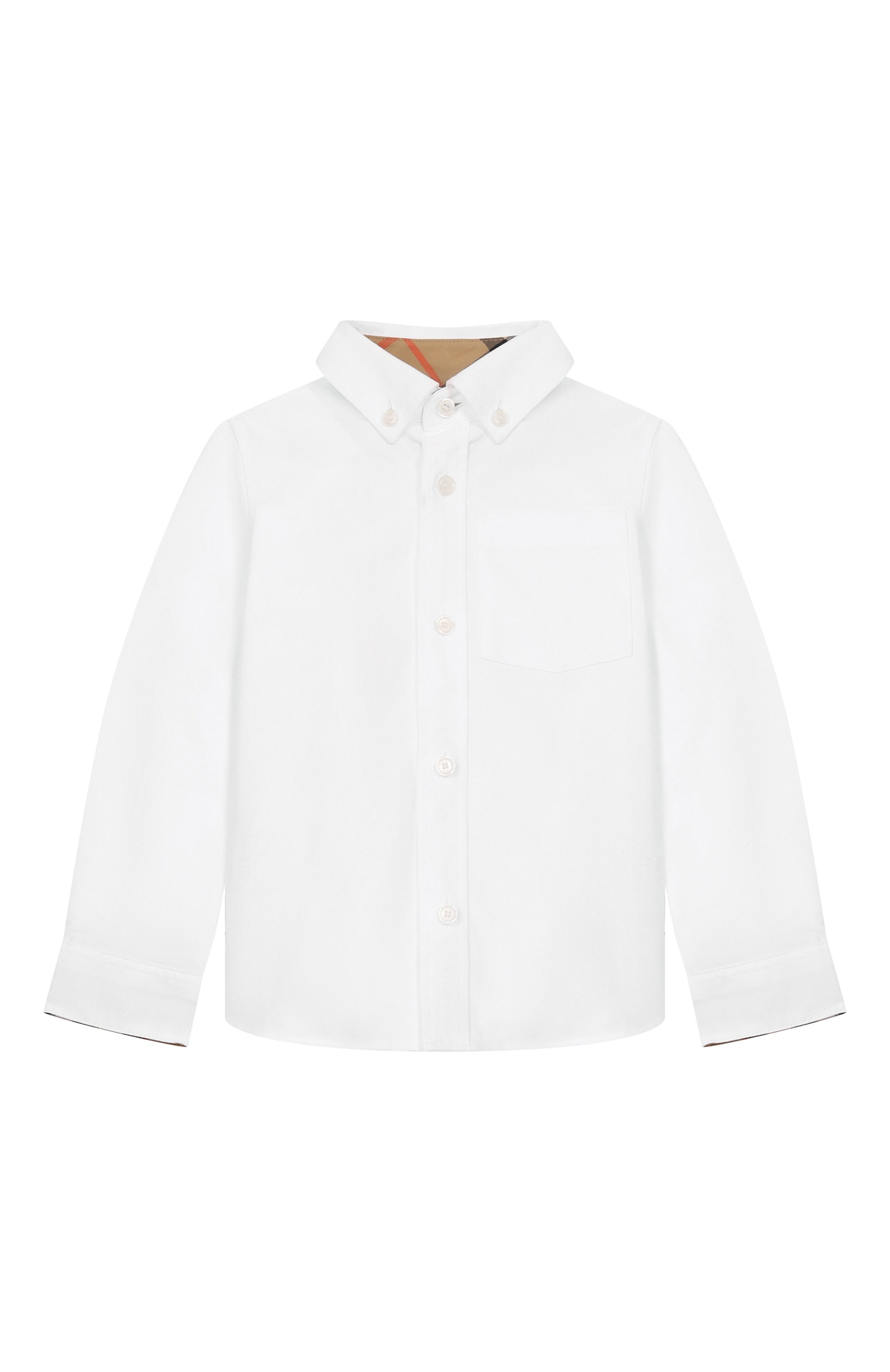 Хлопковая рубашка BURBERRY, арт. 8117168, фото 1