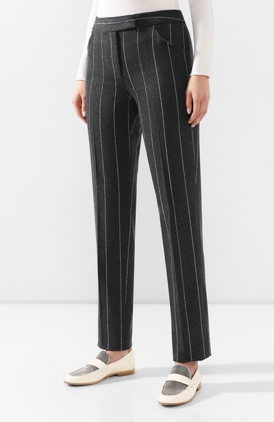 Шерстяные брюки GIORGIO ARMANI, арт. 9WHPP07M/T016P, фото 3