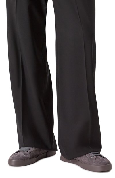 Замшевые кеды strobel portofino light DOLCE & GABBANA, арт. CS2324/A9T67, фото 3