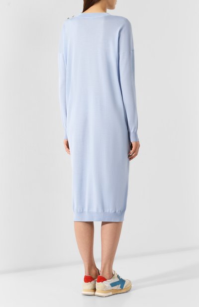 Платье из смеси шерсти и шелка STELLA MCCARTNEY, арт. 269330/S2087, фото 4