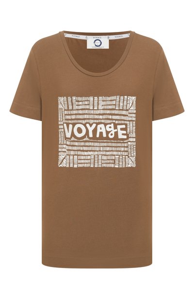 Женская хлопковая футболка MARINA RINALDI VOYAGE, арт. AXE