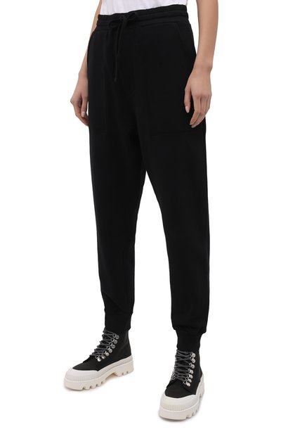 Джоггеры NANUSHKA черного цвета по цене 46450 руб., арт. SHAY_BLACK_0RGANIC FLEECE, фото 3 Джоггеры NANUSHKA, арт. SHAY_BLACK_0RGANIC FLEECE, фото 3