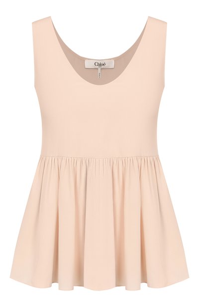 Женский шелковый топ CHLOÉ, арт. CH26SHT30005