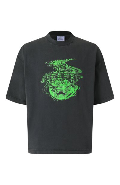 Мужская хлопковая футболка VETEMENTS, арт. UA66TR675B