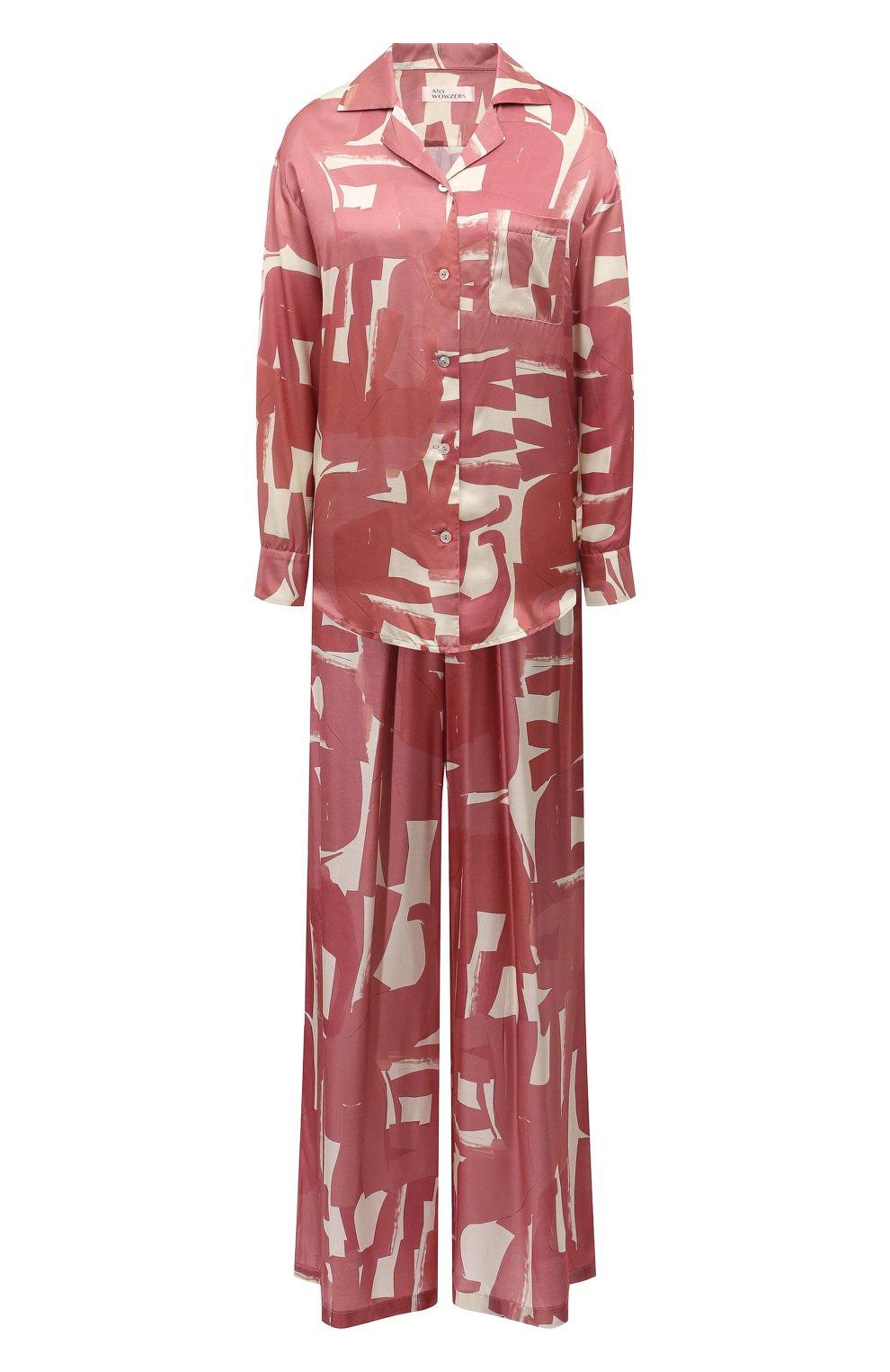 Пижама из хлопка и шелка ANY WOWZERS, арт. WKND02-FNC, фото 1